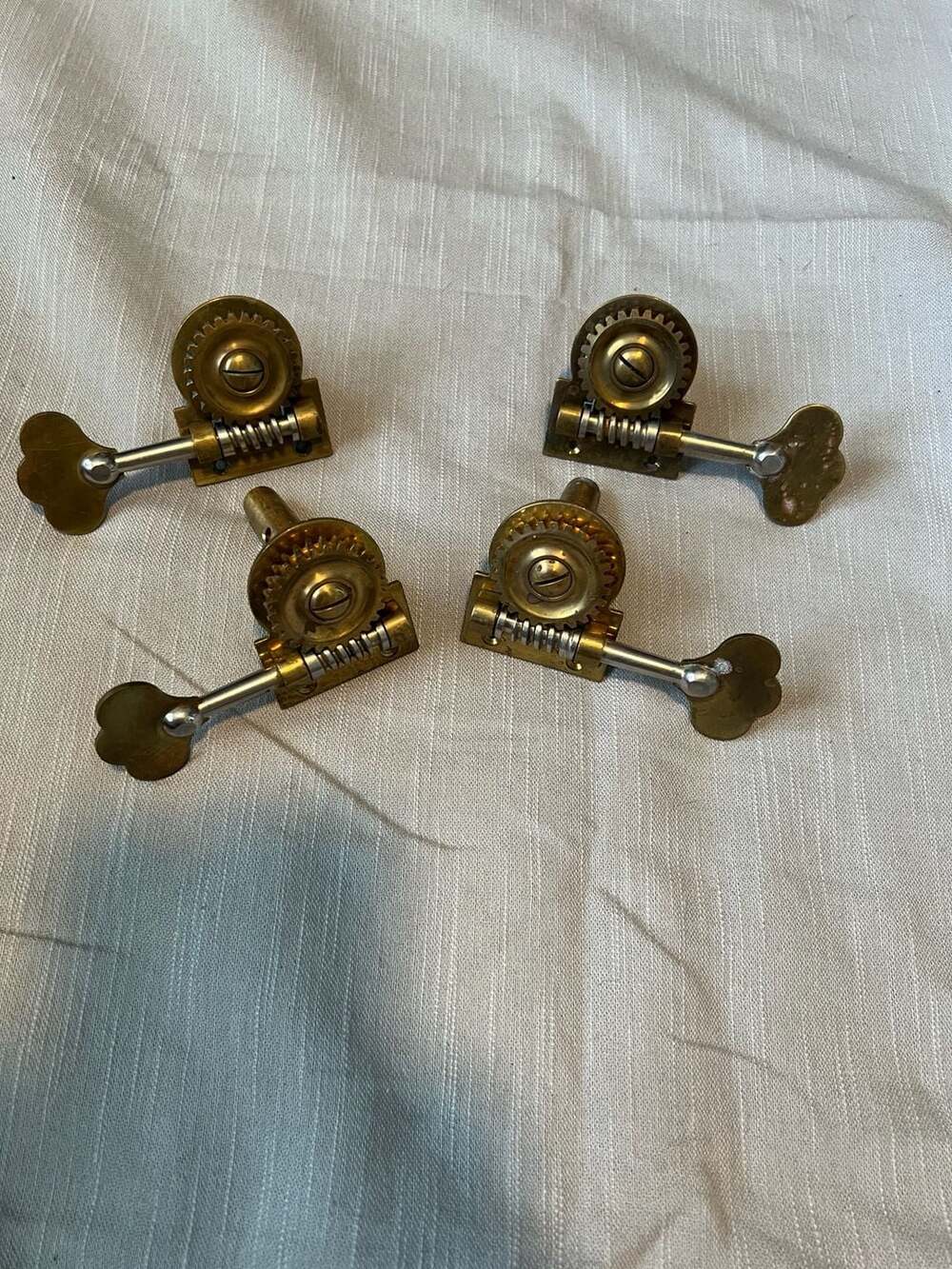Shen Professional German Style 3/4 4/4 Double Bass Single Machine Head Brass Tun